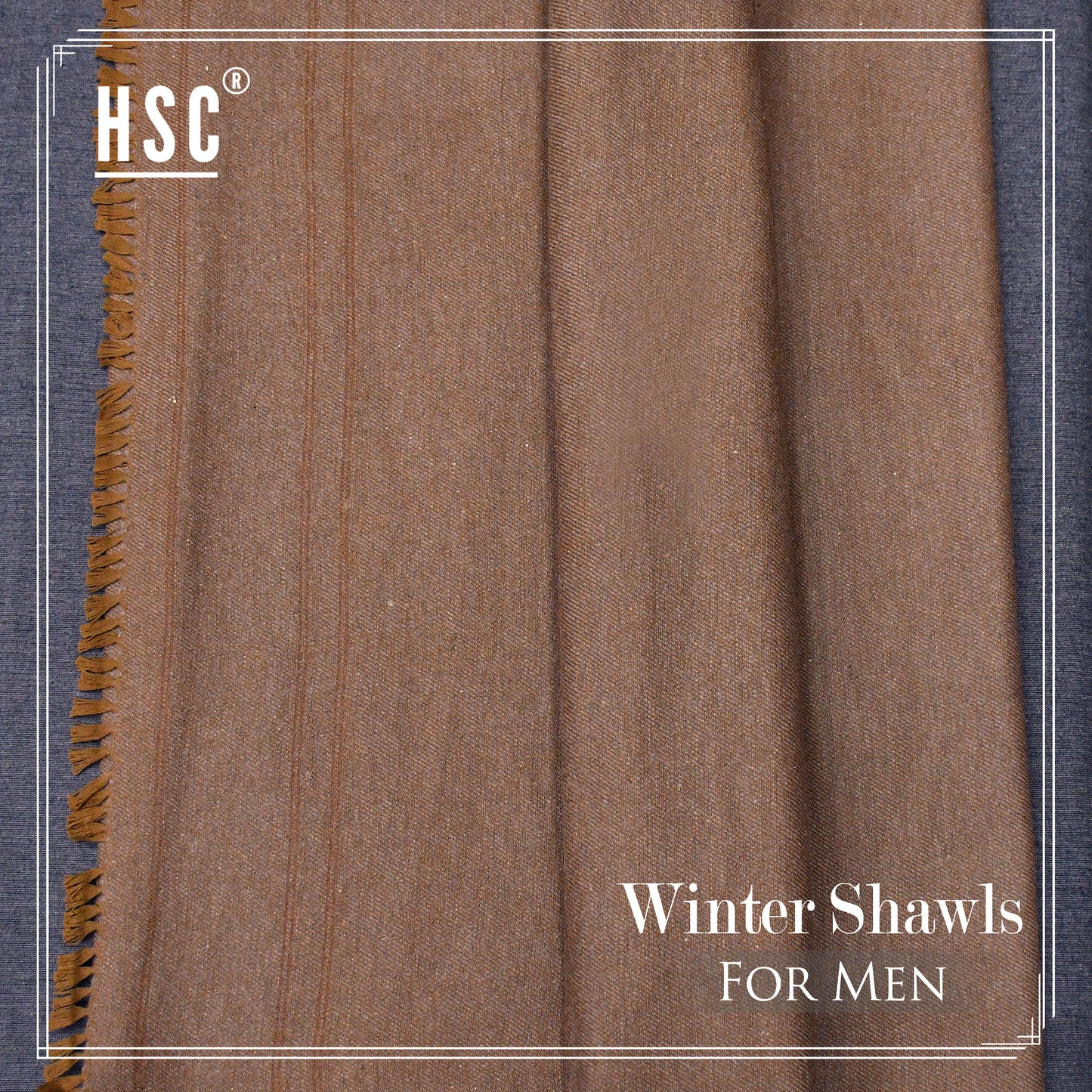 Winter Shawl For Men - WSF3