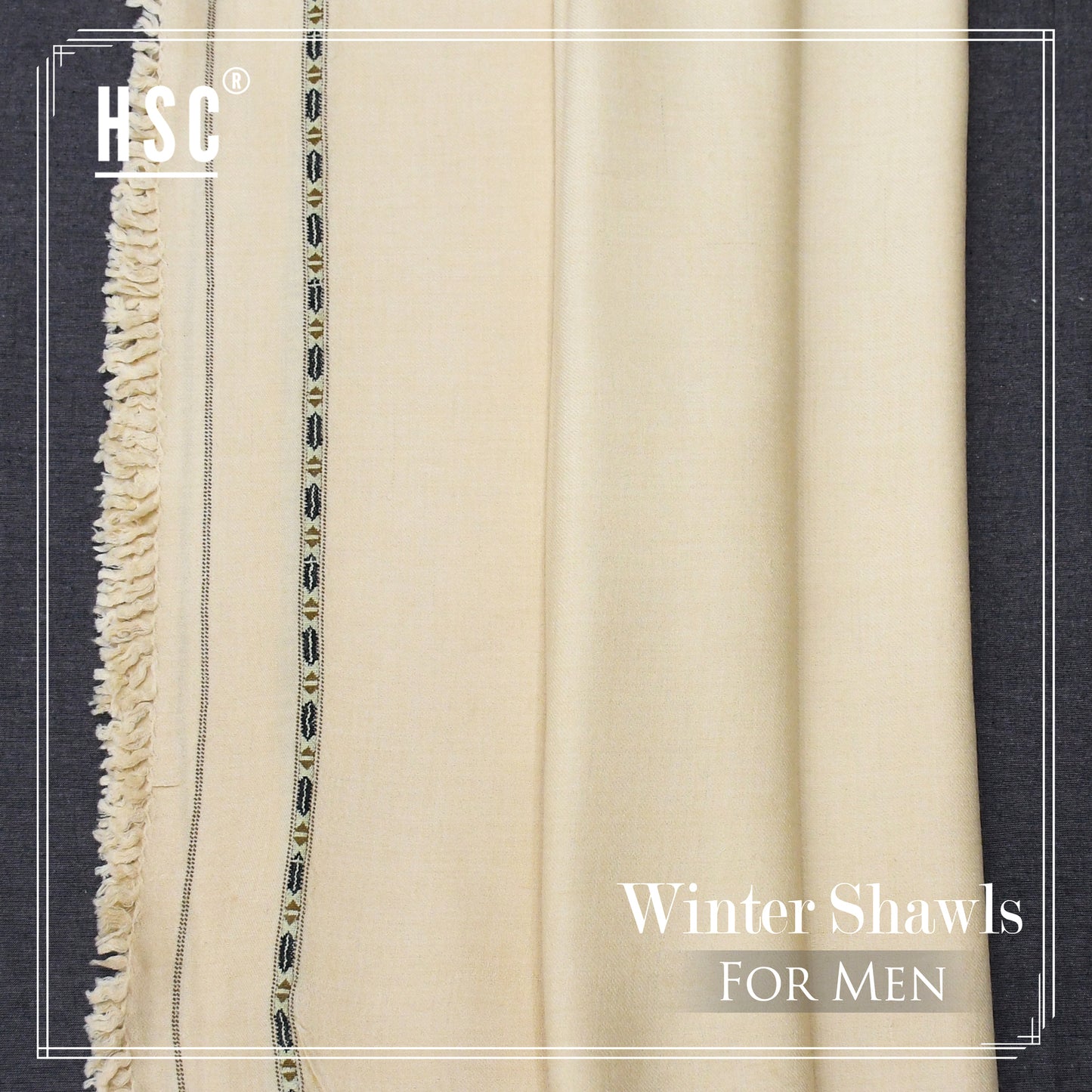 Winter Shawl For Men - WSF8