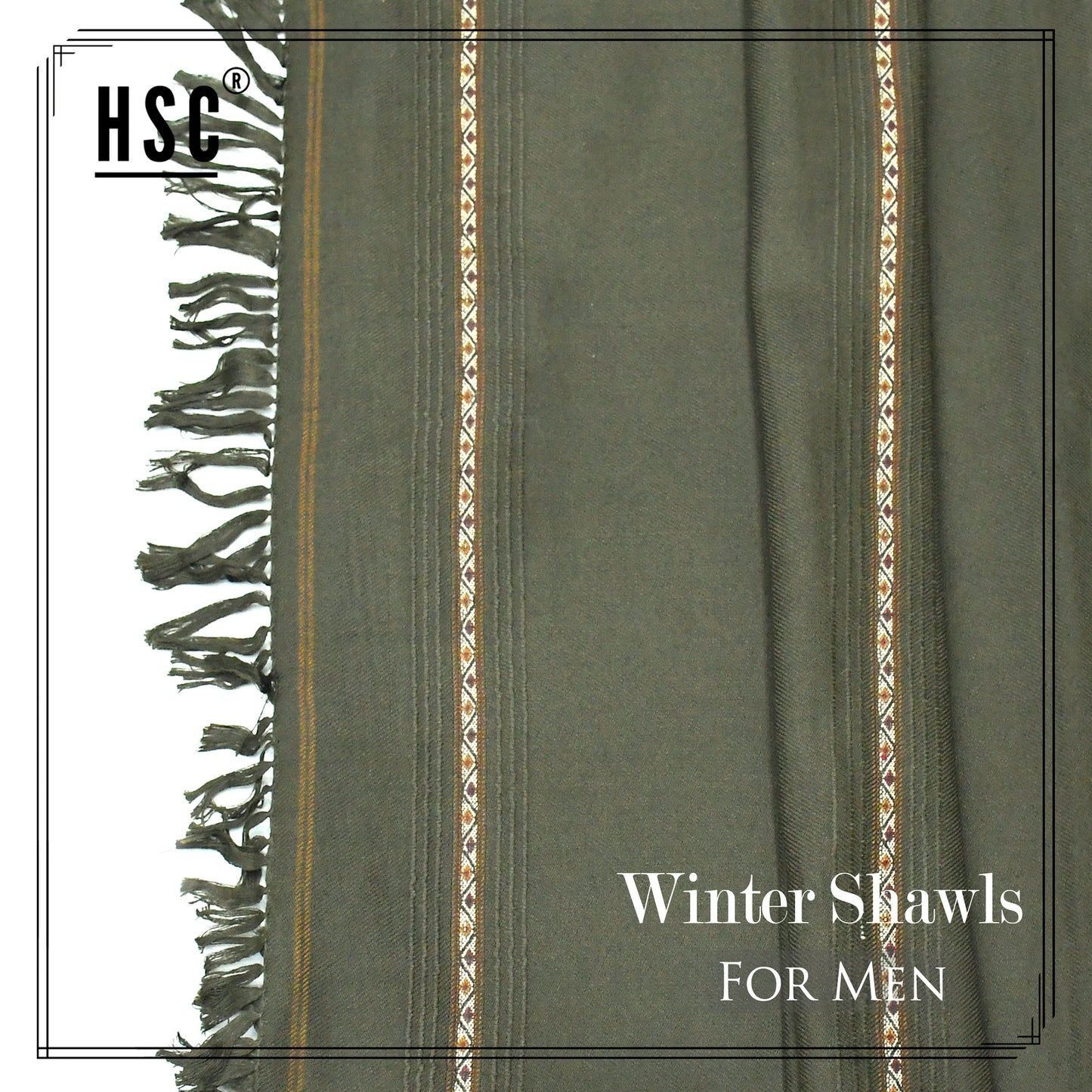 Winter Shawl For Men - WSW3